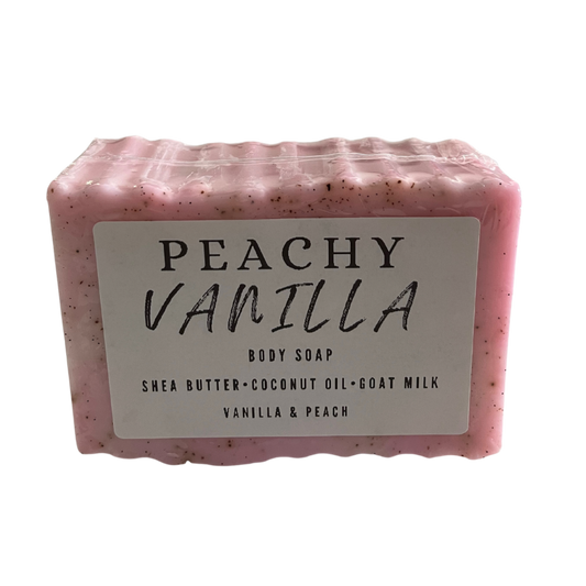 “Peachy Vanilla” Goat Milk Body Soap